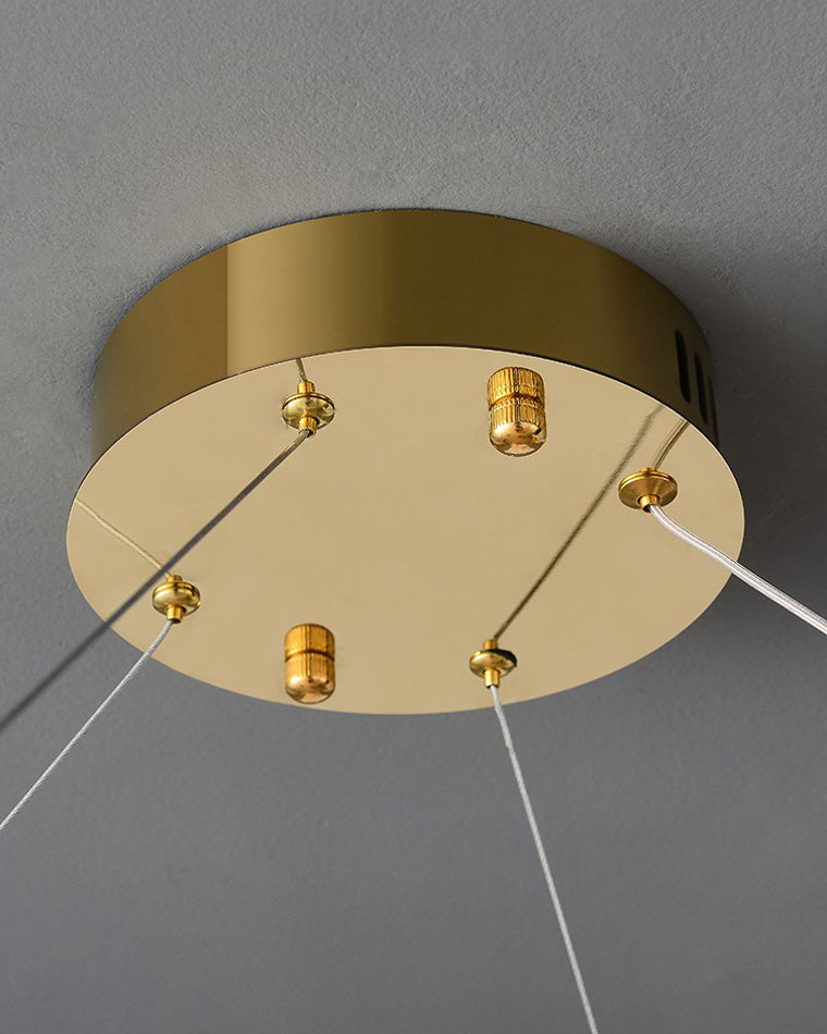 WOMO Möbius Crystal Prism Circular Chandelier-WM2191