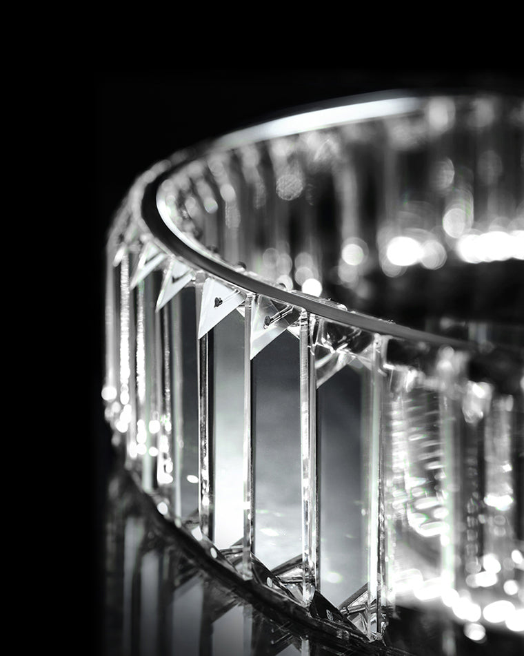 WOMO 2 Tier Circular Crystal Chandelier-WM2192
