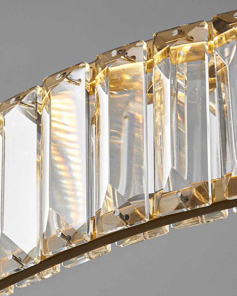 WOMO 2 Tier Circular Crystal Chandelier-WM2192