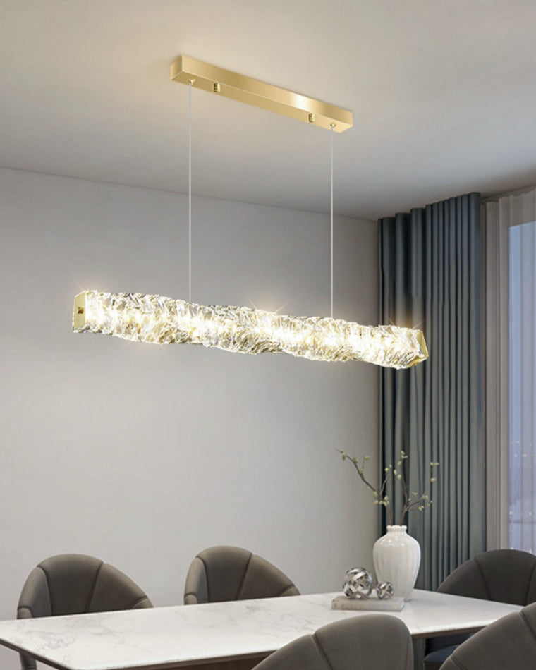WOMO Twist Linear Crystal Chandelier-WM2193