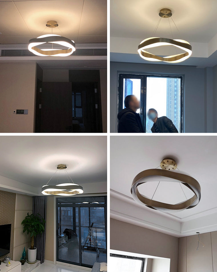 WOMO Wave Circular LED Chandelier-WM2195