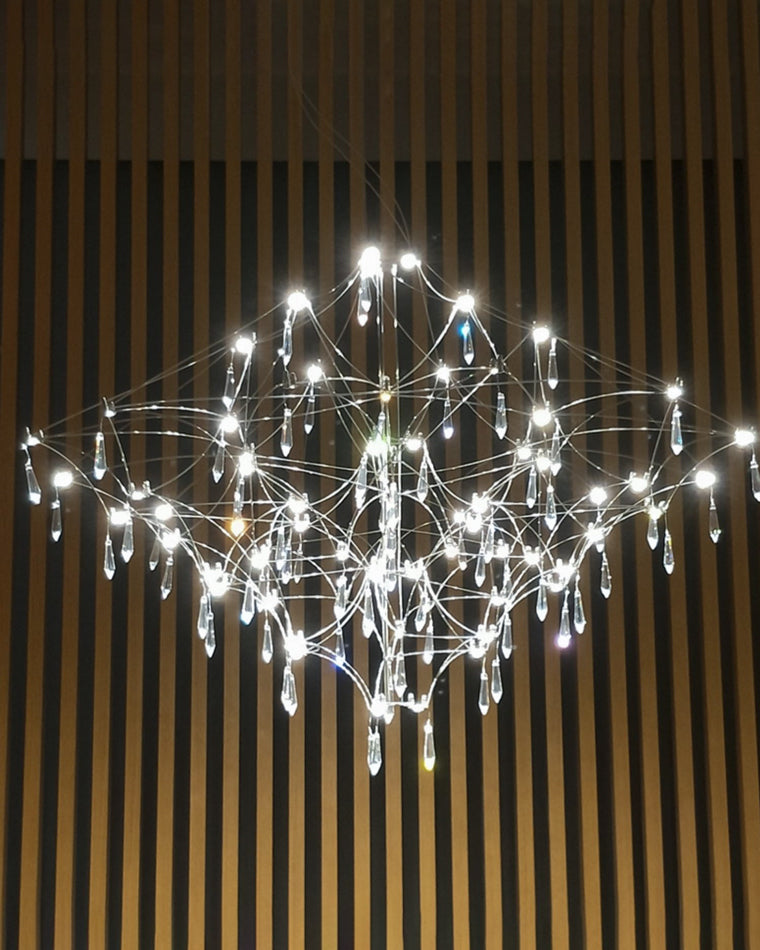 WOMO Large Sculptural Crystal Chandelier-WM2201