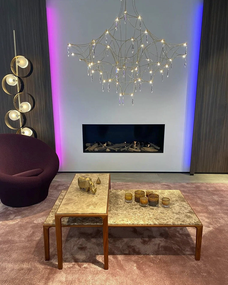 WOMO Large Sculptural Crystal Chandelier-WM2201