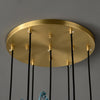 WOMO Elegante Cluster Pendelleuchte Blau Glas Treppenhaus-WM2213a thumbnail