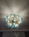 WOMO Edle Kronleuchter Blau Glas Wohnzimmer-WM2213b thumbnail