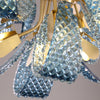 WOMO Edle Kronleuchter Blau Glas Wohnzimmer-WM2213b thumbnail