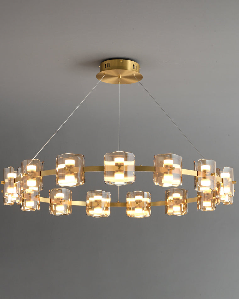 WOMO Modern Candle Round Chandelier-WM2218