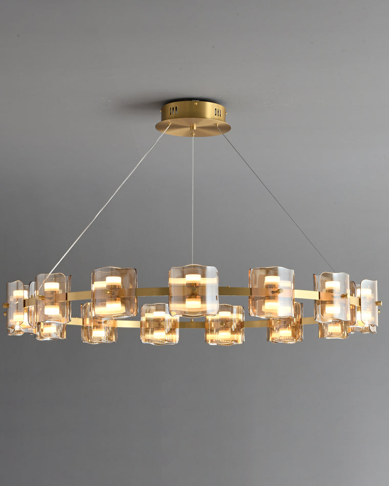 WOMO Modern Candle Round Chandelier-WM2218