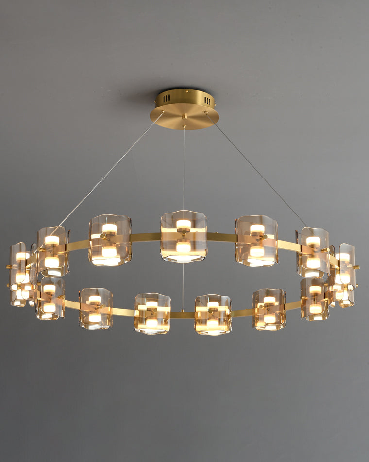 WOMO Modern Candle Round Chandelier-WM2218