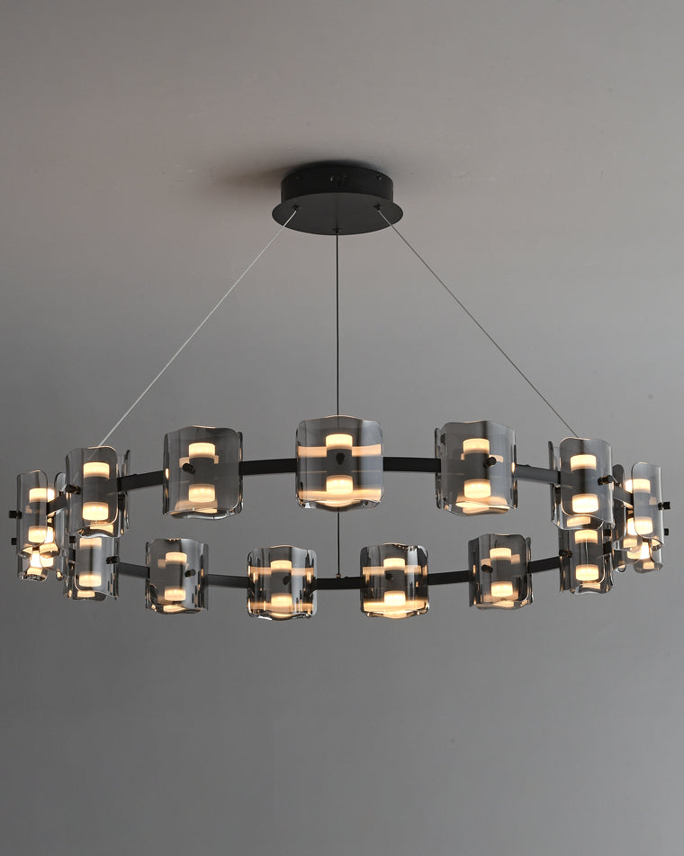 WOMO Modern Candle Round Chandelier-WM2218