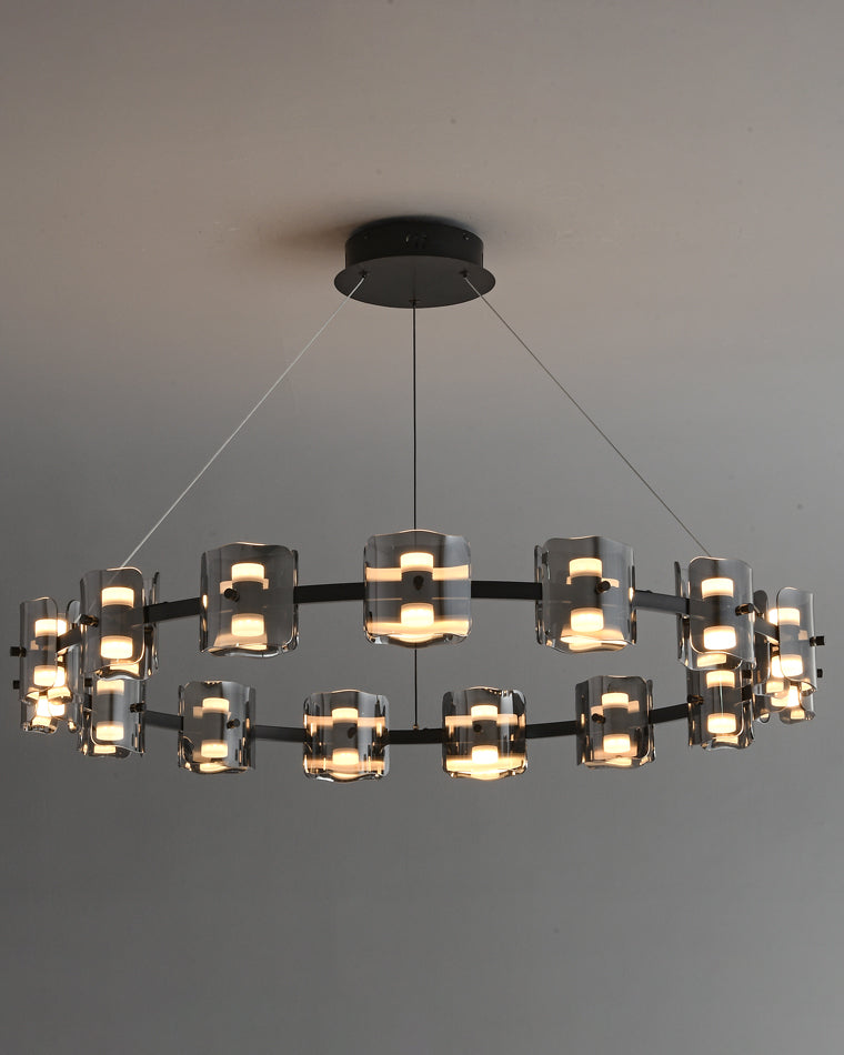 WOMO Modern Candle Round Chandelier-WM2218