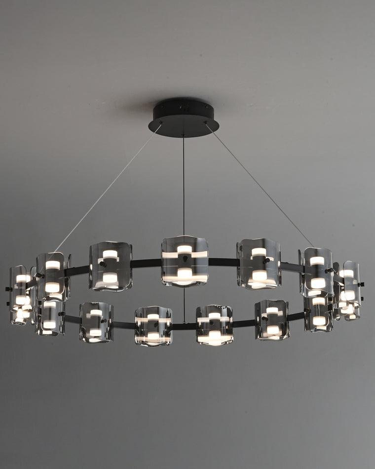 WOMO Modern Candle Round Chandelier-WM2218