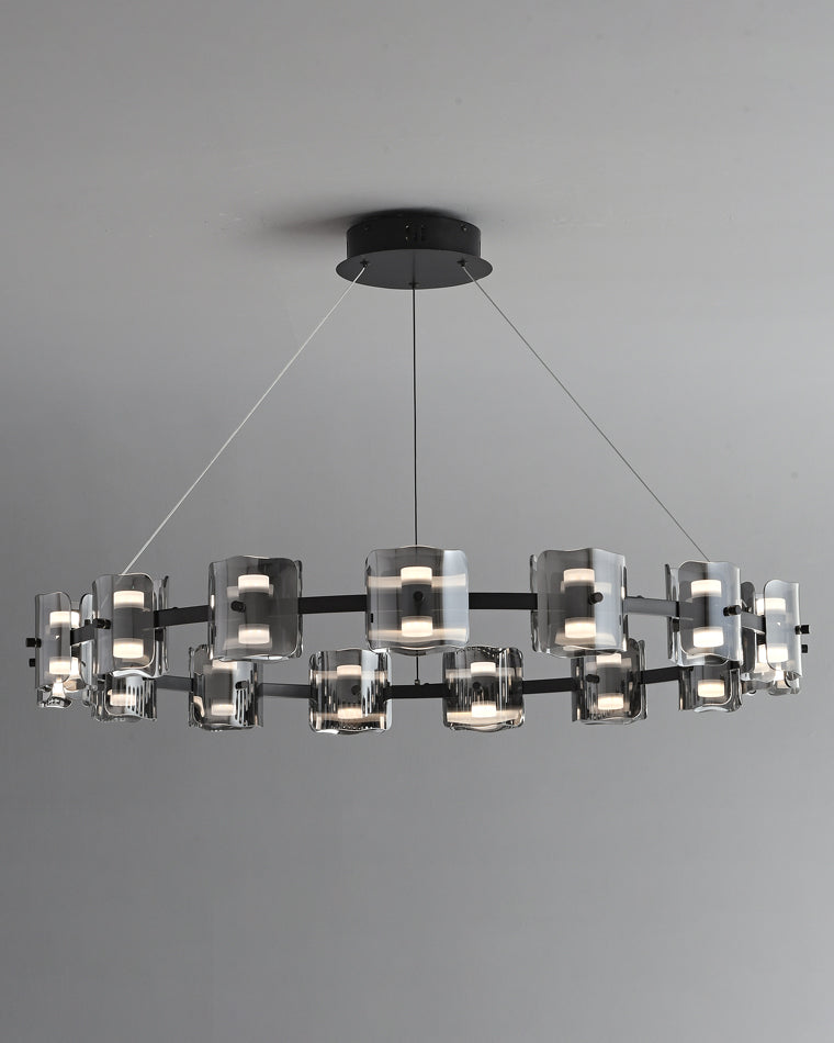 WOMO Modern Candle Round Chandelier-WM2218