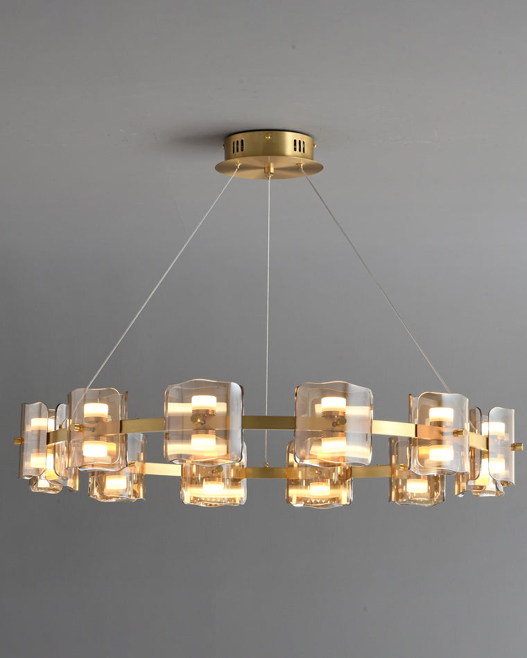 WOMO Modern Candle Round Chandelier-WM2218