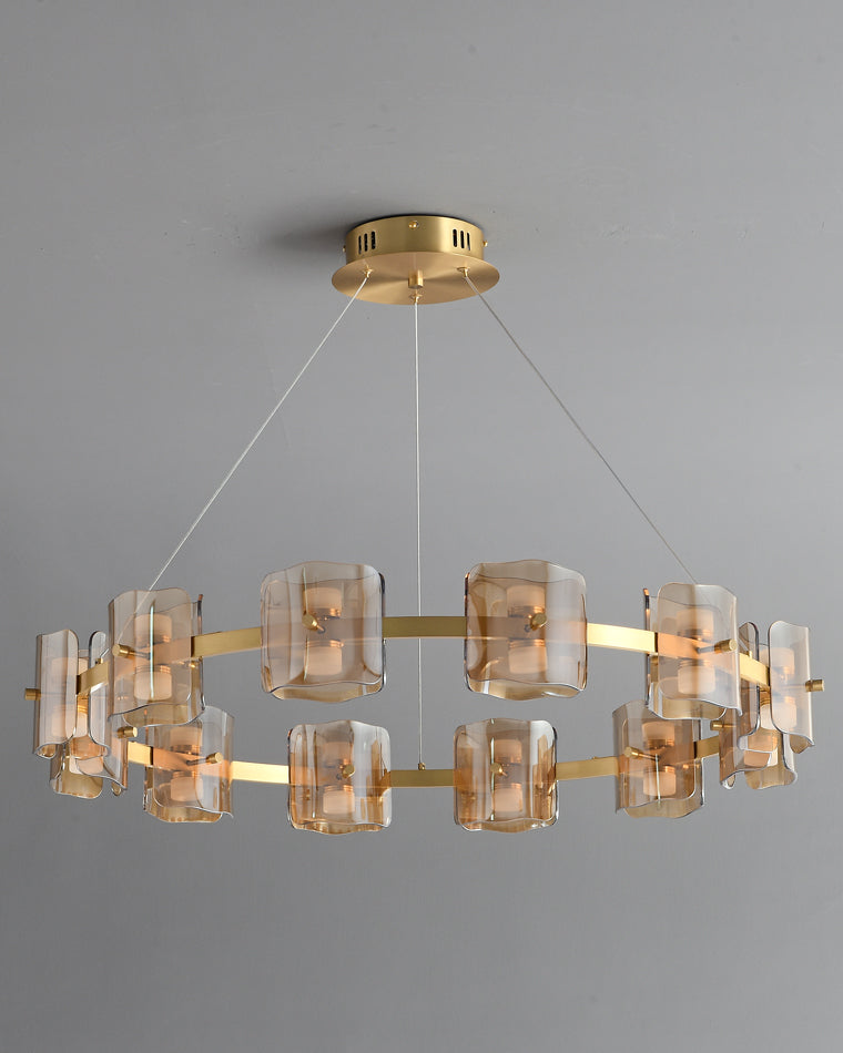 WOMO Modern Candle Round Chandelier-WM2218
