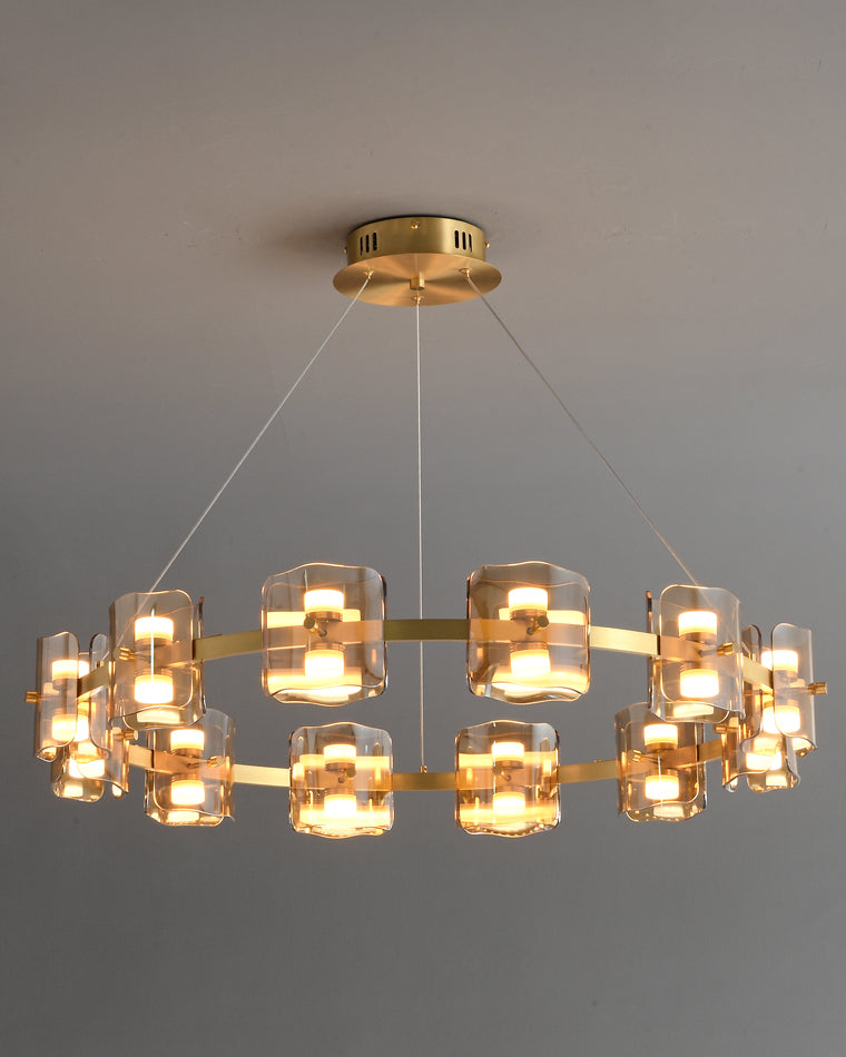 WOMO Modern Candle Round Chandelier-WM2218