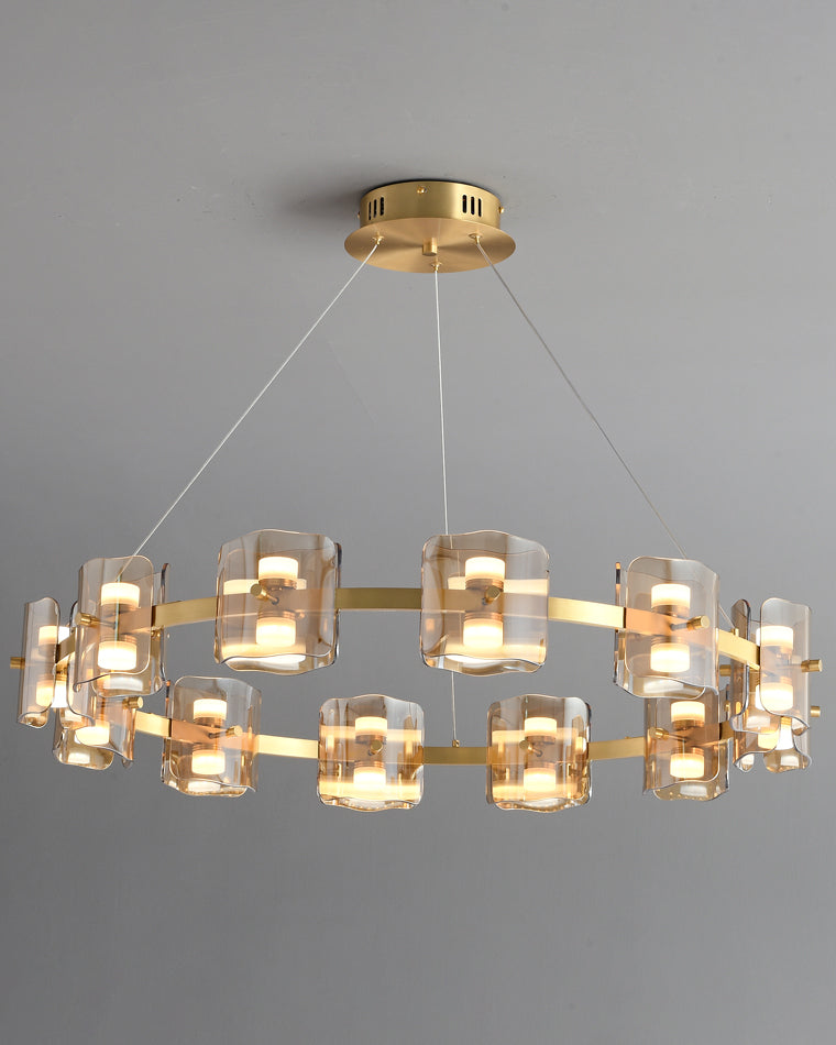 WOMO Modern Candle Round Chandelier-WM2218