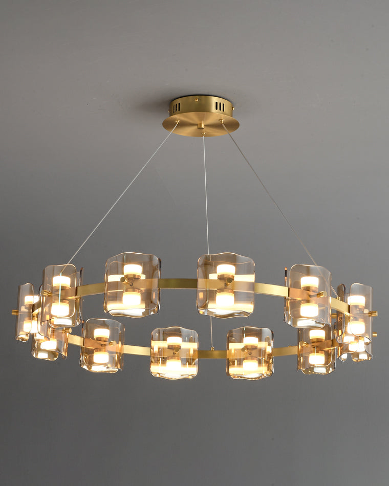 WOMO Modern Candle Round Chandelier-WM2218