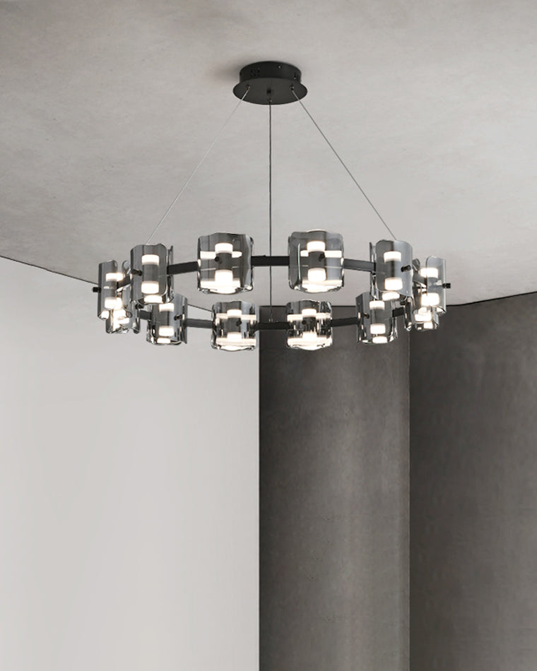 WOMO Modern Candle Round Chandelier-WM2218