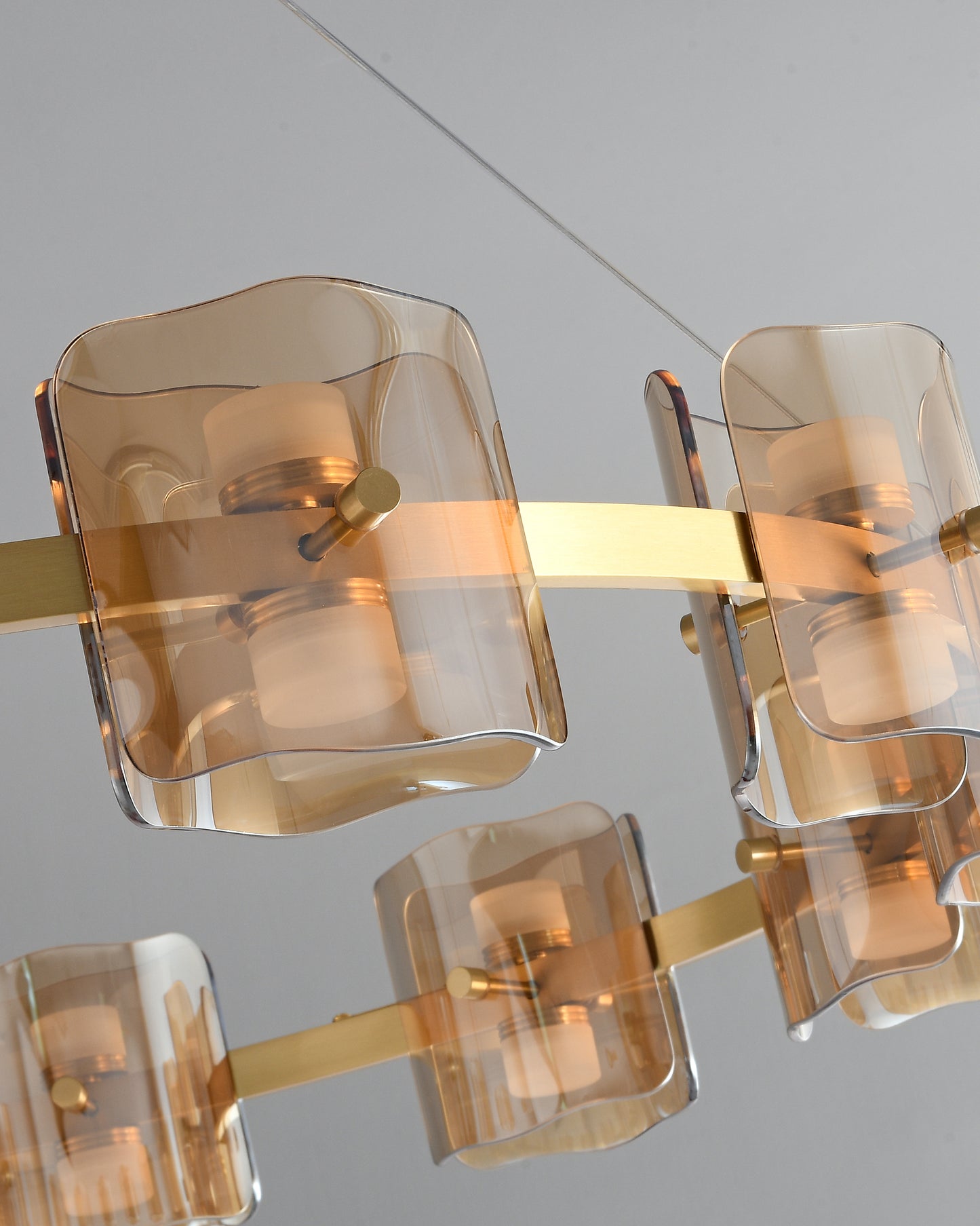 WOMO Modern Candle Round Chandelier-WM2218