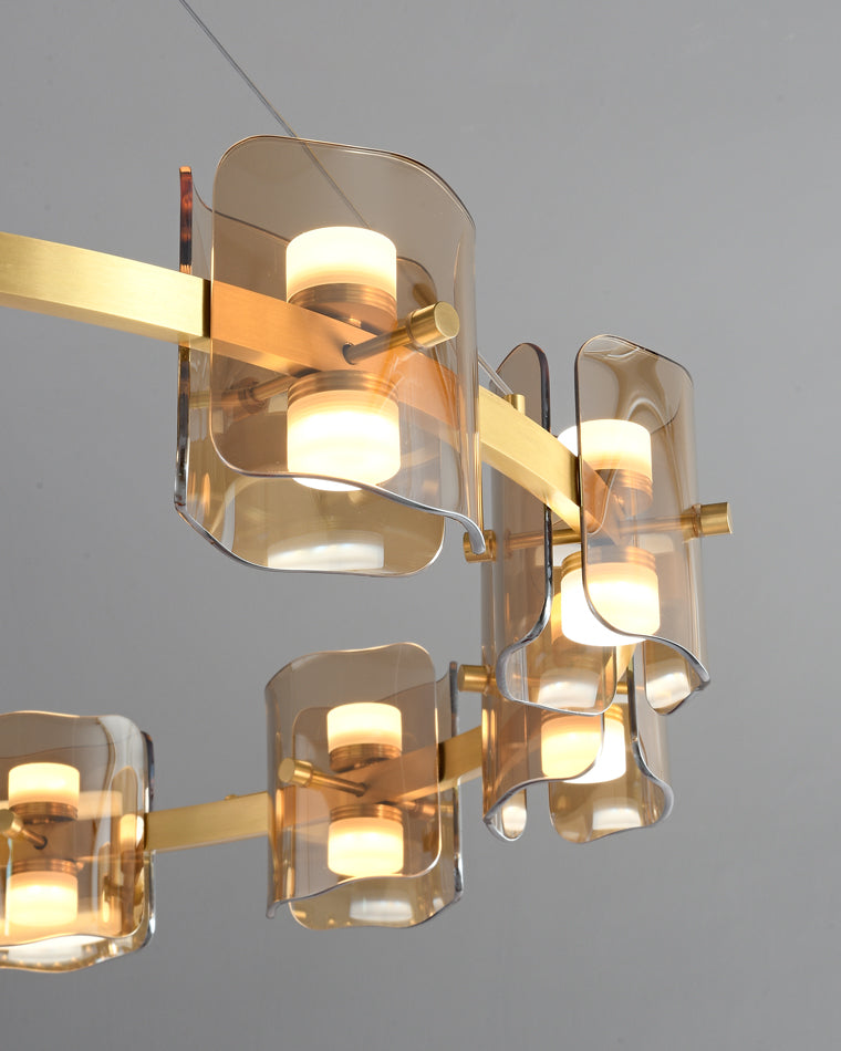 WOMO Modern Candle Round Chandelier-WM2218