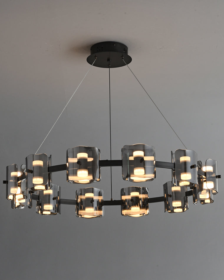 WOMO Modern Candle Round Chandelier-WM2218