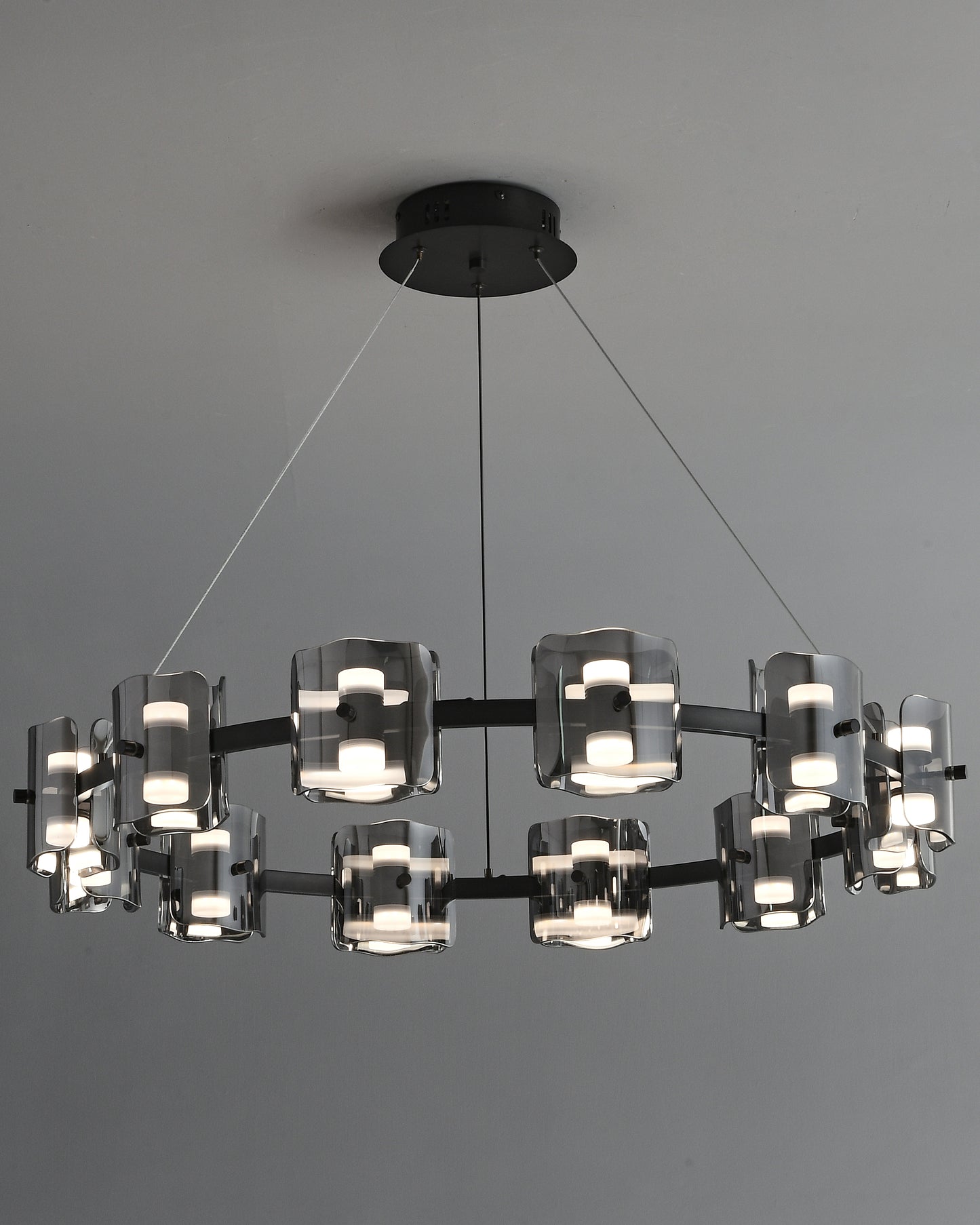 WOMO Modern Candle Round Chandelier-WM2218