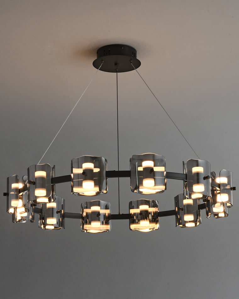 WOMO Modern Candle Round Chandelier-WM2218