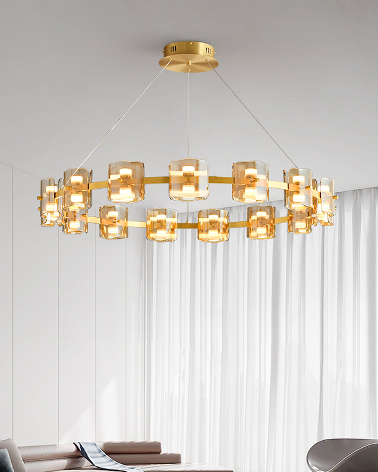 WOMO Modern Candle Round Chandelier-WM2218