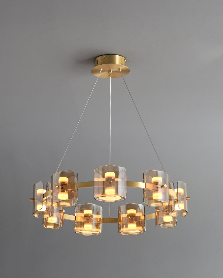 WOMO Modern Candle Round Chandelier-WM2218