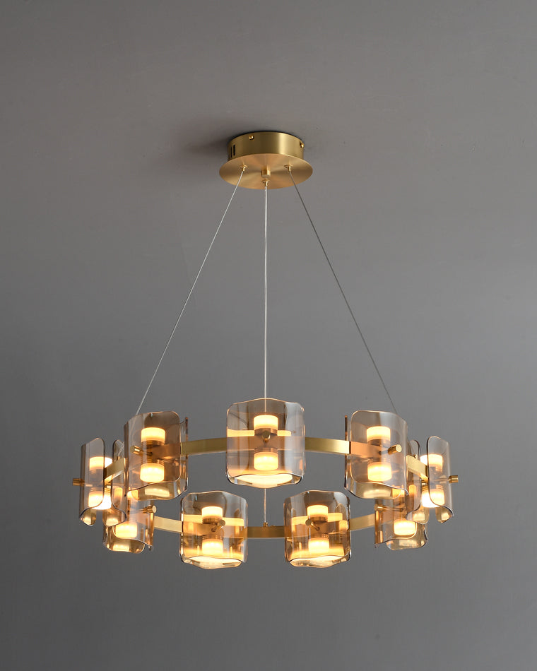 WOMO Modern Candle Round Chandelier-WM2218