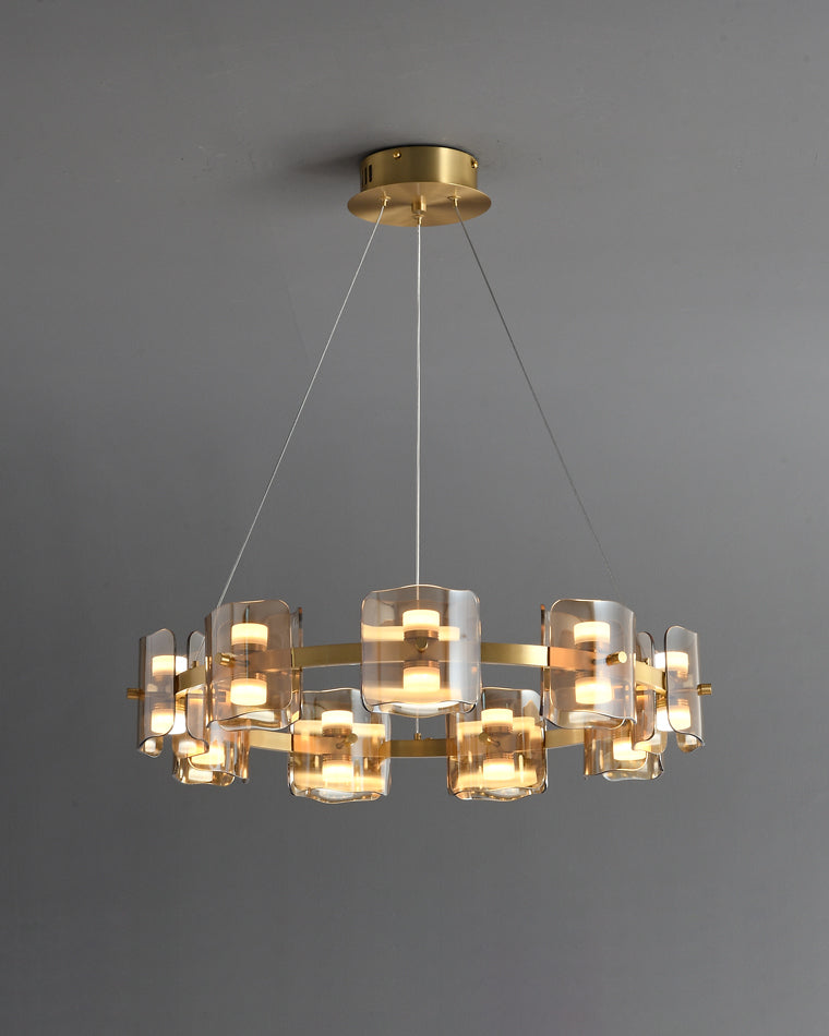 WOMO Modern Candle Round Chandelier-WM2218
