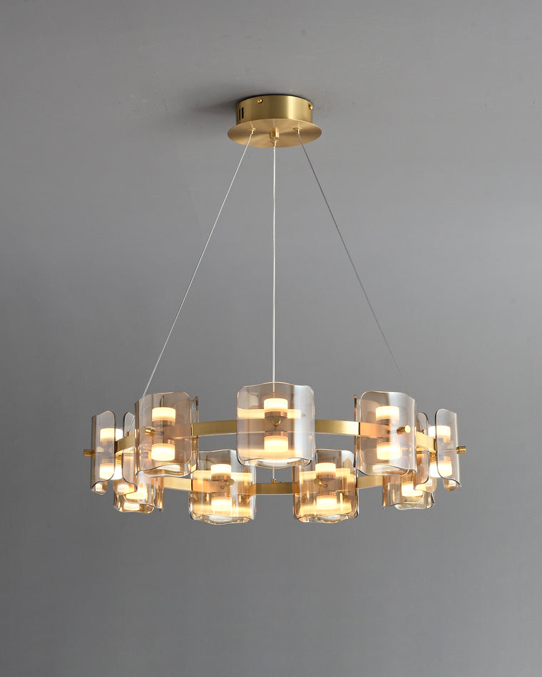 WOMO Modern Candle Round Chandelier-WM2218