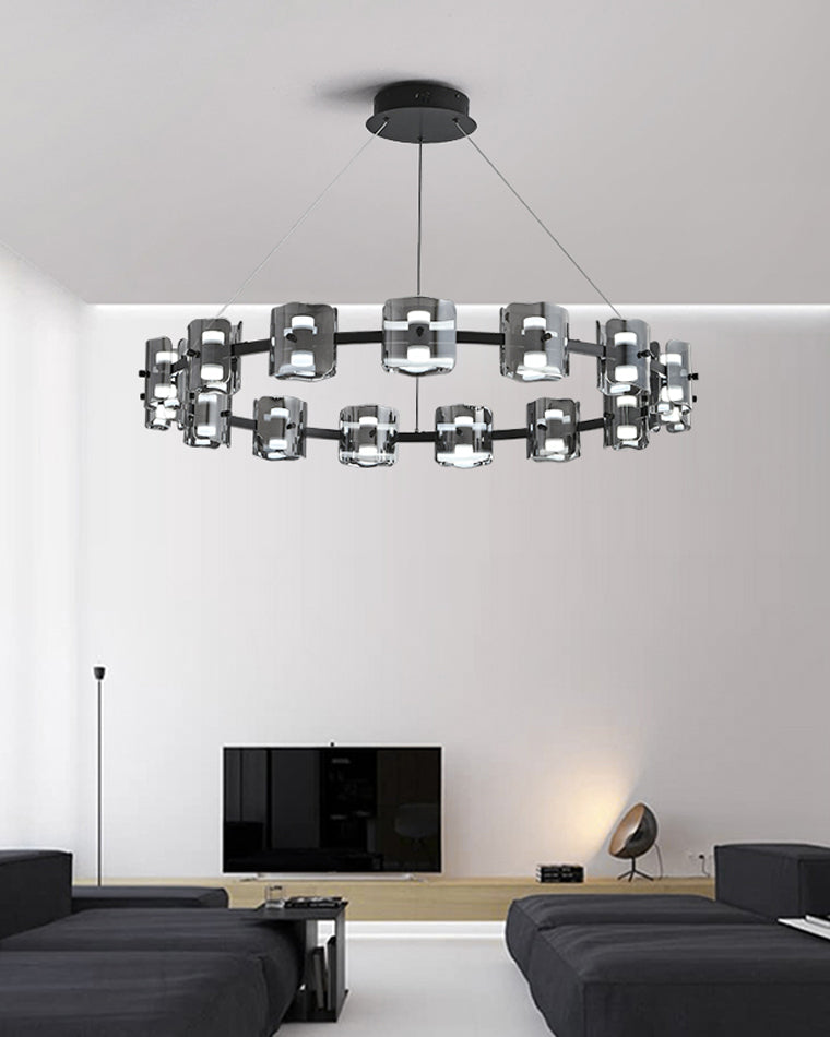 WOMO Modern Candle Round Chandelier-WM2218