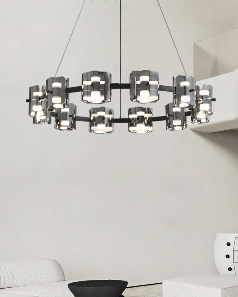 WOMO Modern Candle Round Chandelier-WM2218