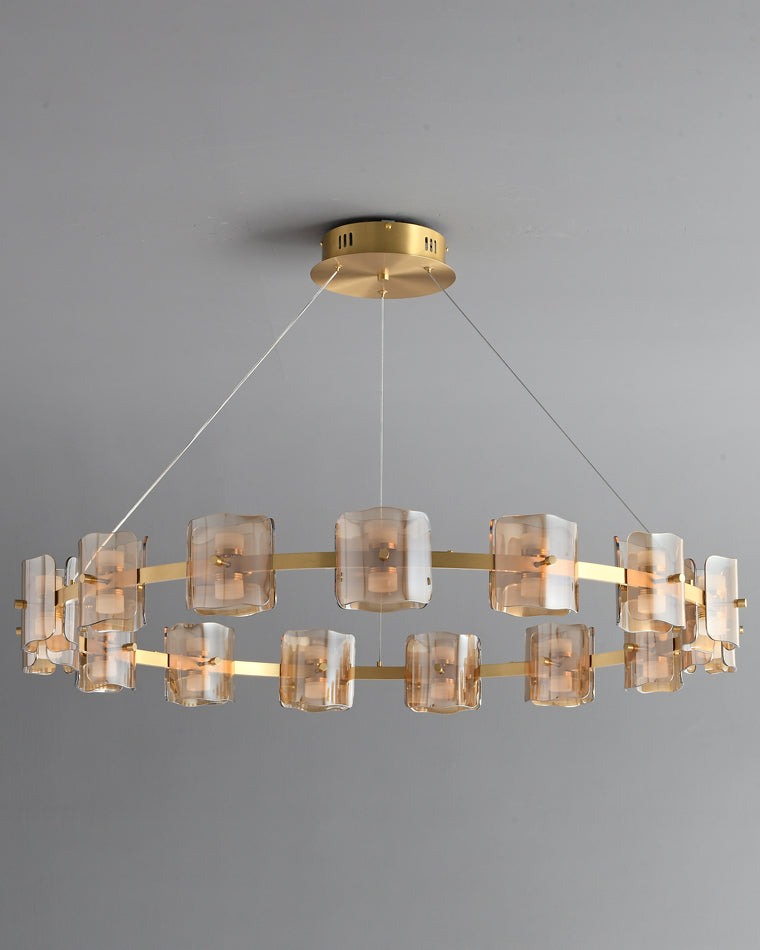 WOMO Modern Candle Round Chandelier-WM2218