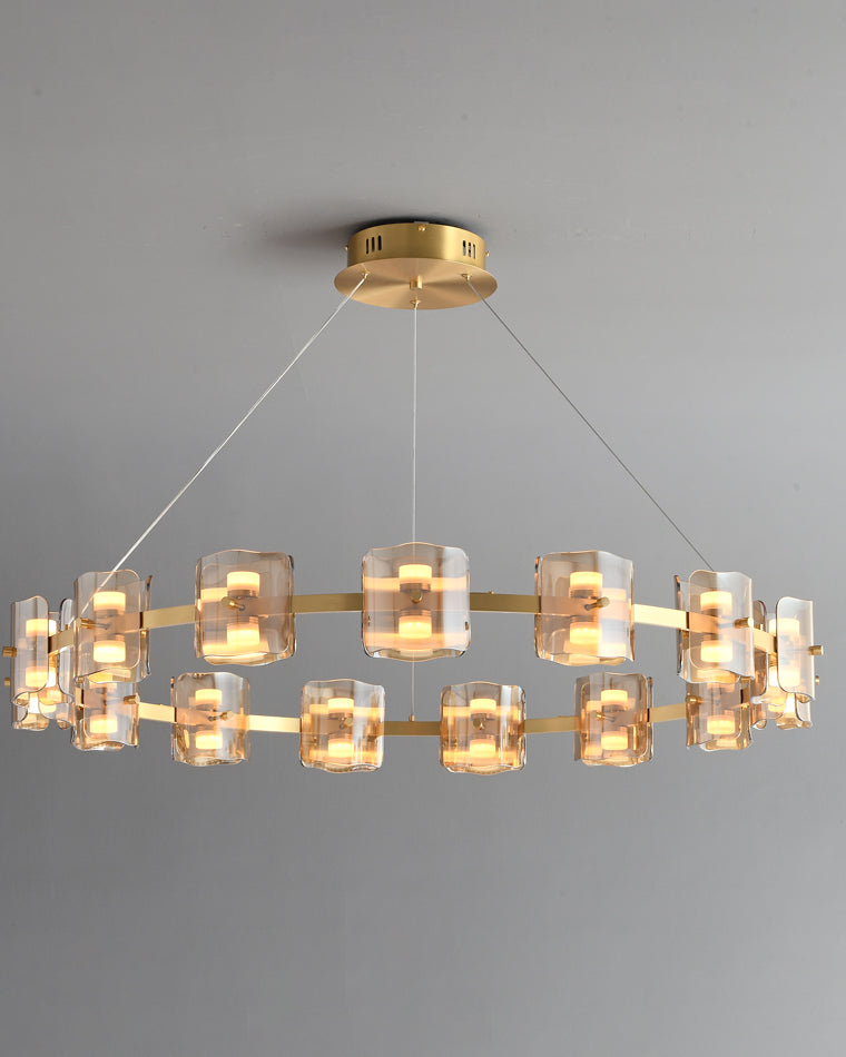 WOMO Modern Candle Round Chandelier-WM2218