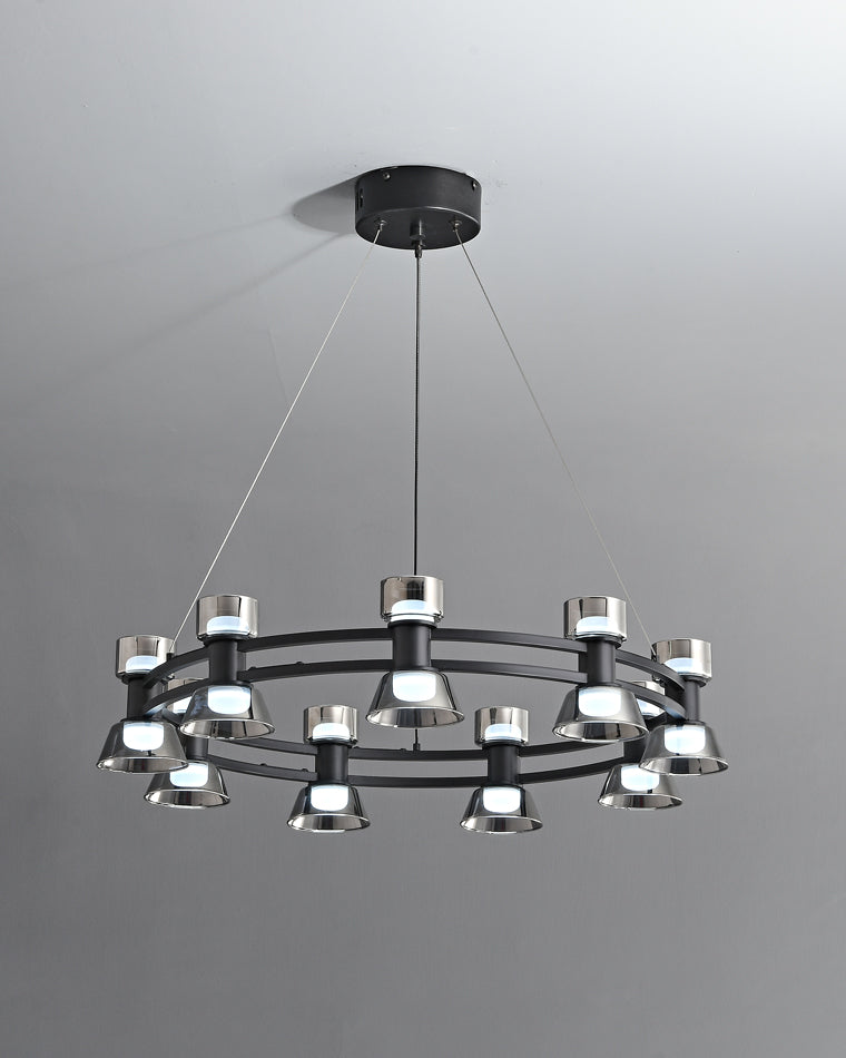 WOMO Modern Pillar Candle Round Chandelier-WM2224