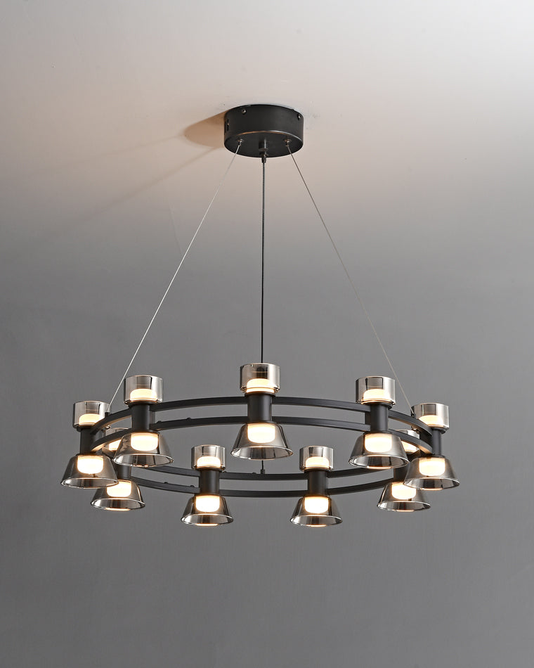 WOMO Modern Pillar Candle Round Chandelier-WM2224