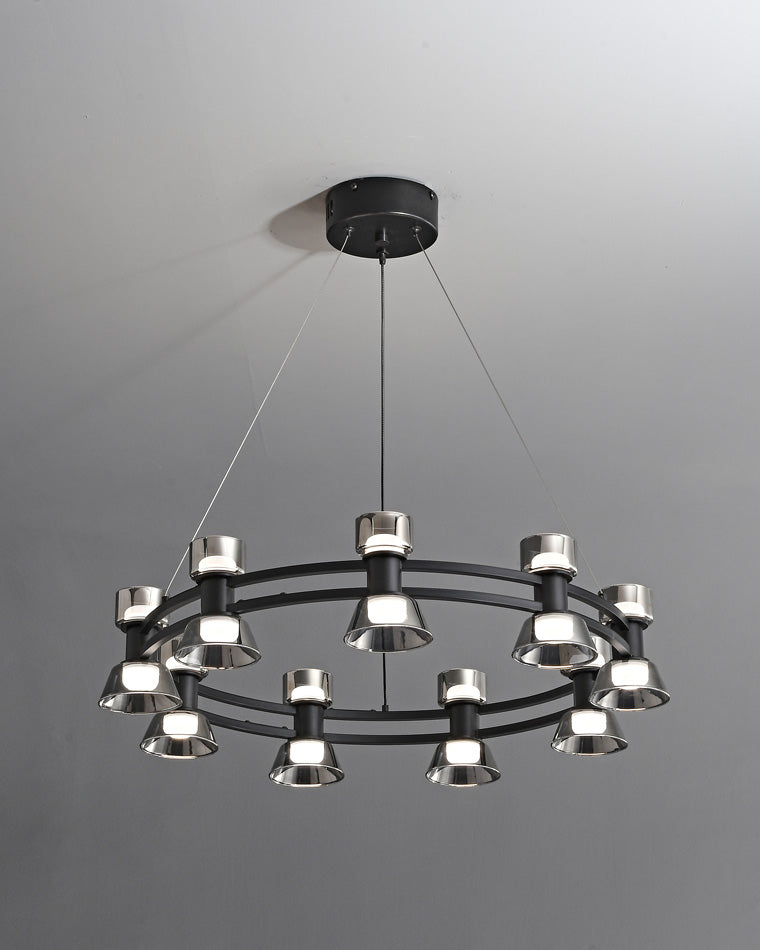 WOMO Modern Pillar Candle Round Chandelier-WM2224