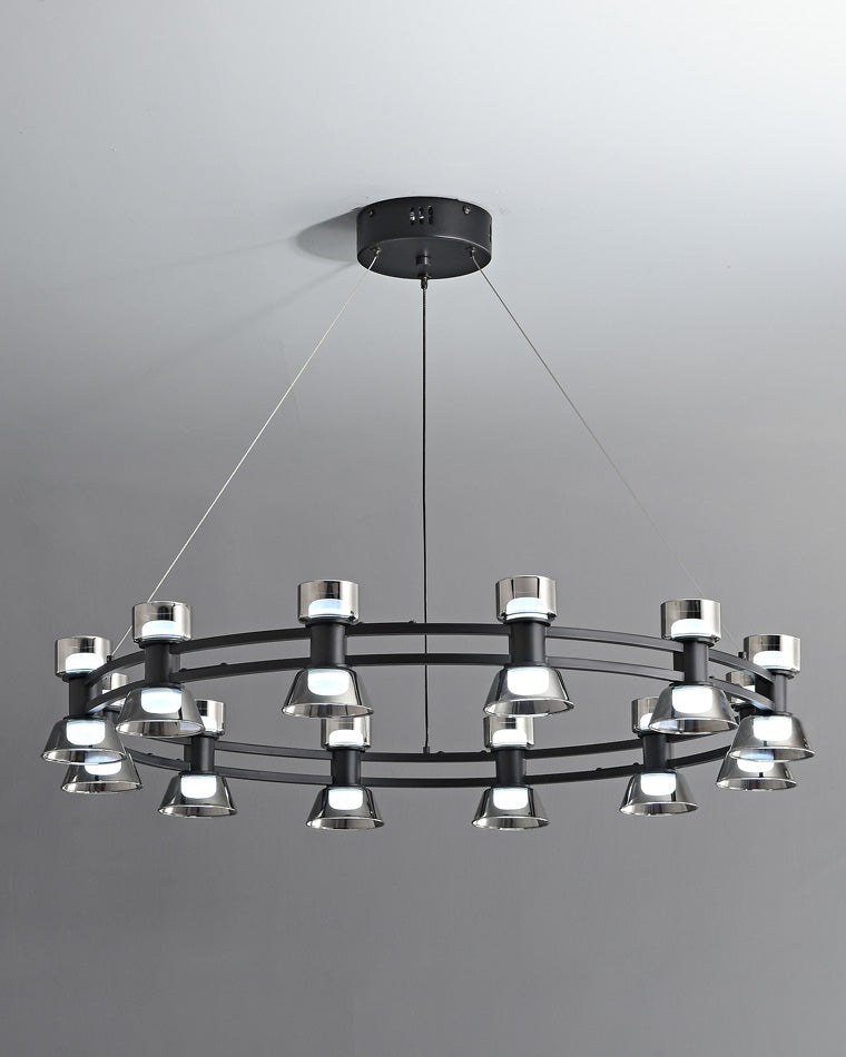 WOMO Modern Pillar Candle Round Chandelier-WM2224