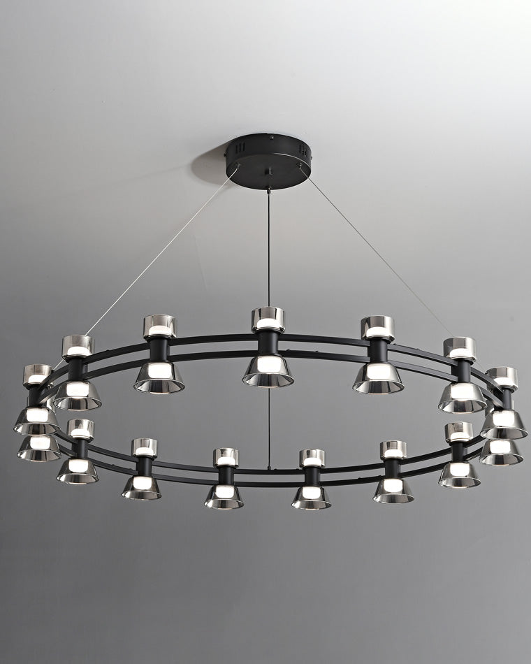 WOMO Modern Pillar Candle Round Chandelier-WM2224