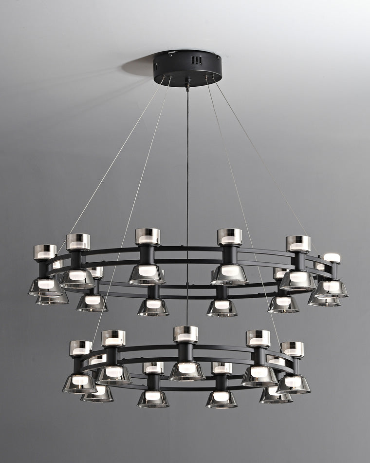 WOMO Modern Pillar Candle Round Chandelier-WM2224