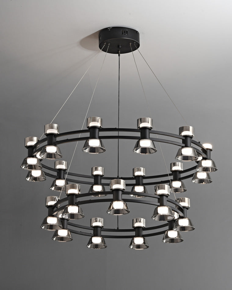 WOMO Modern Pillar Candle Round Chandelier-WM2224