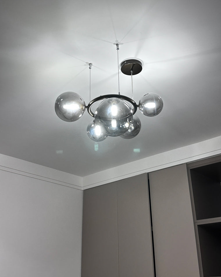 WOMO Colored Glass Ball Chandelier-WM2253