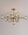 WOMO Mid Century Kronleuchter Glaskugel schlafzimmer-WM2255 thumbnail