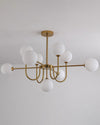 WOMO Mid Century Kronleuchter Glaskugel schlafzimmer-WM2255 thumbnail