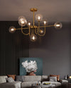 WOMO Mid Century Kronleuchter Glaskugel schlafzimmer-WM2255 thumbnail