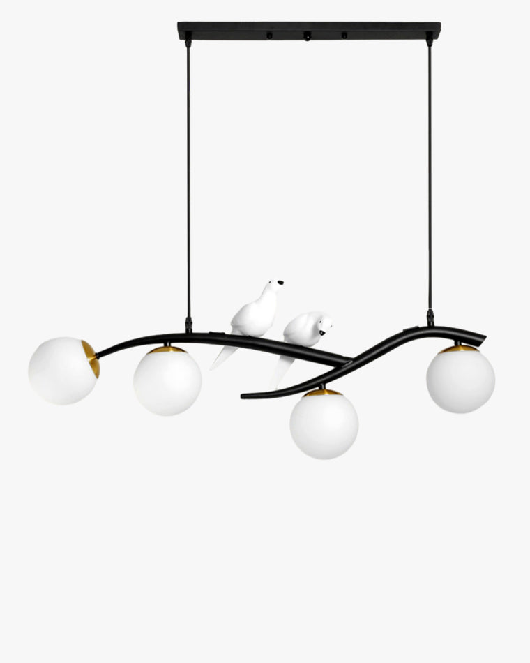 WOMO Lustre bulles dépoli ramifié WM2258