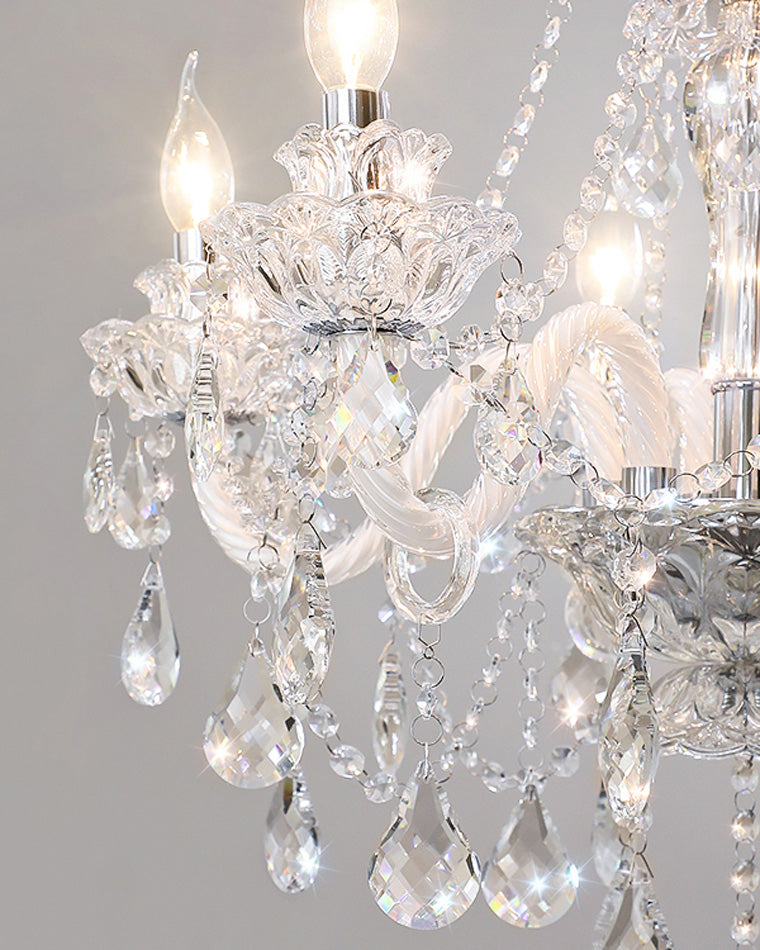 WOMO Victorian Crystal Prism Chandelier-WM2340